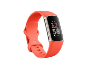 Fitbit Charge 6 Fitness Tracker Coral