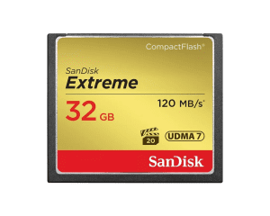 Sandisk Extreme Compactflash 32GB Memory Card