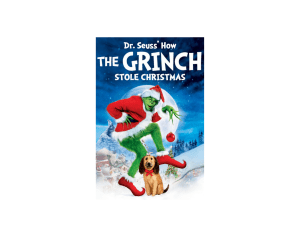 Dr. Seuss How The Grinch Stole Christmas DVD