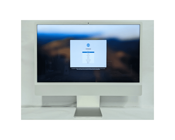 Immaculate Apple iMac M1 24-inch 4 Ports Silver Touch ID Keyboard - Image 2